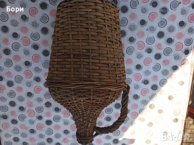 Стара дамаджана 10 литра зелено стъкло, снимка 6 - Други - 39734025