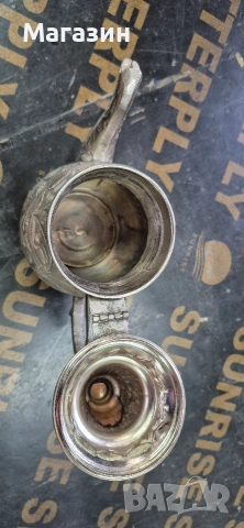 Арабски чайник, снимка 7 - Антикварни и старинни предмети - 52962804