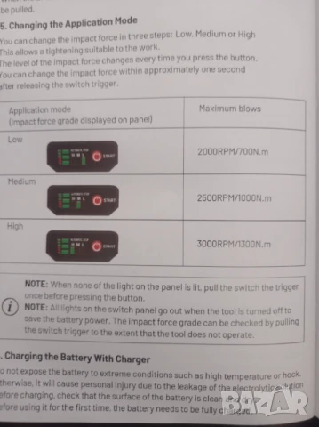 Акумулаторен ударен безчетков гайковерт seesii WH800 1300nm, снимка 11 - Винтоверти - 50846779
