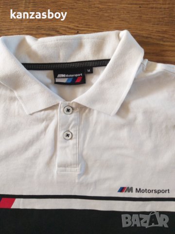 BMW M Motorsport polo shirt - страхотна мъжка тениска КАТО НОВА , снимка 2 - Тениски - 42300401