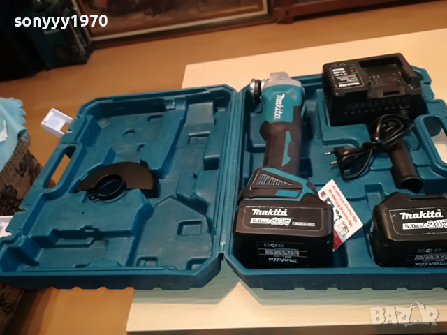 ФЛЕКС С ДВЕ БАТЕРИИ И ЗАРЯДНО 2903221606, снимка 2 - Куфари с инструменти - 36271417