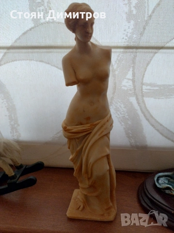 Страхотна изработка на Венера Милотска от Тунис 25см височина, тегло 540гр,камък, снимка 5 - Антикварни и старинни предмети - 53735023