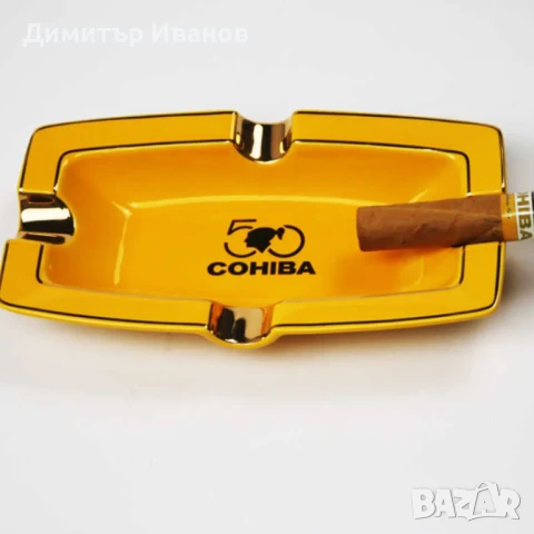 Cohiba 50 годушнина лимитирана серия керамичен пепелник за 4 пури, снимка 4 - Други - 50991639