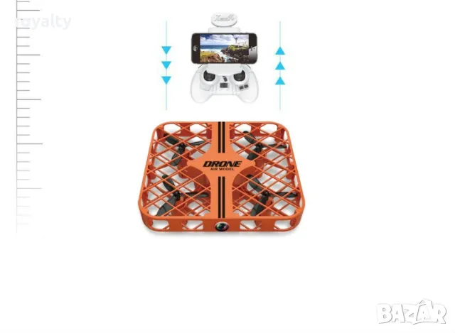 Дрон XY-016 фиксирана височина, мини решетка WIFI дистанционно управление, снимка 6 - Дронове и аксесоари - 49002435