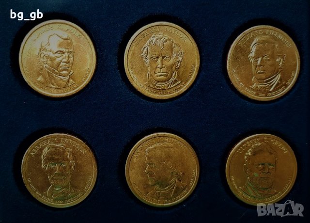 Монети САЩ Един Долар Американски Президенти, снимка 10 - Нумизматика и бонистика - 35732424