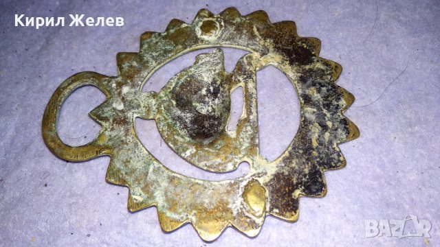 ТАРАЛЕЖ Старо БРОНЗОВО ДЕКОРАТИВНО АРТ ПАНО за СТЕНА АНГЛИЯ 34000, снимка 7 - Пана - 38928102