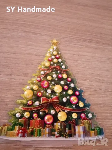 Диамантен 5Д комплект Снежен човек и елха, снимка 6 - Други стоки за дома - 47820622