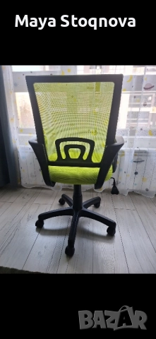 Офис стол Лори- зелен, снимка 3 - Столове - 52476737