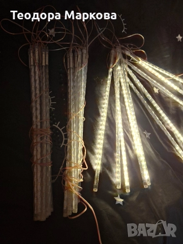 Коледни лампички -пури, снимка 2 - Декорация за дома - 52712789