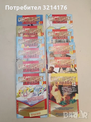 Списание “Собственост и право”. Бр. 1, 2, 3, 4, 5, 7, 8, 9, 10, 11, 12 / 2015 – Колектив