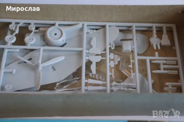 1:72 LA - 7 САМОЛЕТ ИЗТРЕБИТЕЛ РЕТРО МОДЕЛ ЗА СГЛОБЯВАНЕ, снимка 2 - Колекции - 49379459