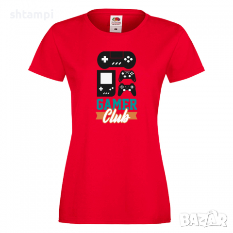 Дамска тениска Gamer Club, снимка 2 - Тениски - 36191086