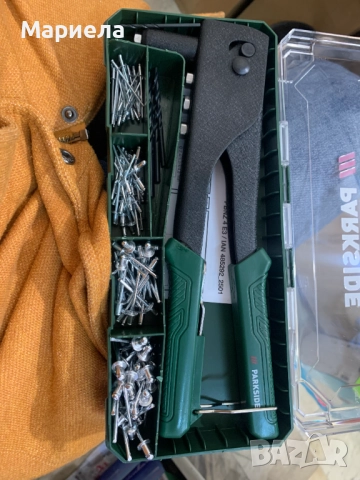 Parkside Клещи за слепи нитове 110 части, снимка 5 - Други инструменти - 52736780