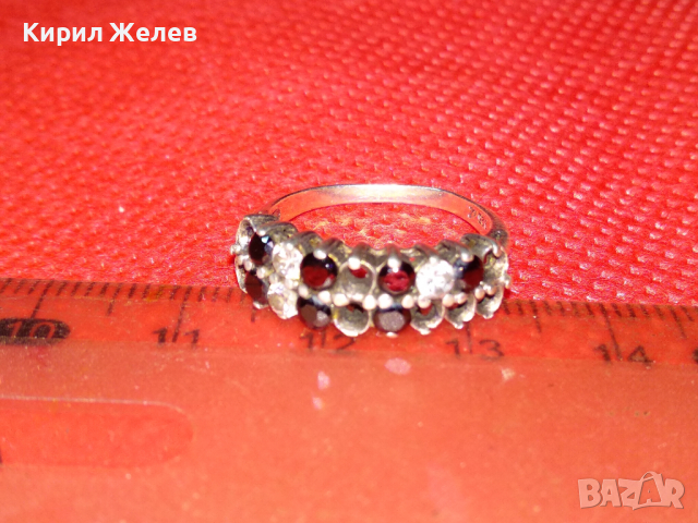 СТАР МАРКОВ СКЪПОЦЕНЕН СРЕБЪРЕН ПРЪСТЕН СРЕБРО 925 с МАРКАЗИТИ и ЦИРКОНИ Някои КАМЪНИ ЛИПСВАТ! 41813, снимка 15 - Пръстени - 44612632