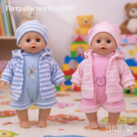Кукла бебе с мигащи очички и зимни дрехи - Идеалният подарък за вашето дете, снимка 4 - Кукли - 52841350