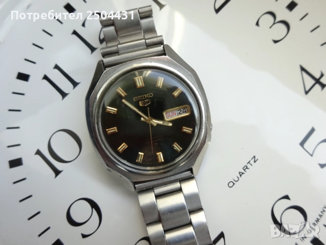 сеико 5 автомат , снимка 8 - Мъжки - 52792535