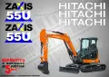 HITACHI строителна техника и механизация стикери, снимка 10