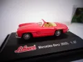 1:87 H0 SCHUCO MERCEDES BENZ 300 SL КОЛИЧКА МОДЕЛ ИГРАЧКА, снимка 2