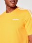 Adidas original L- Памучна тениска в жълто- портокалов цвят 