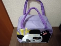 Термо чанта в лилав цвят с Панда., снимка 5