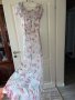 Разкошна нова  лятна елегантна дълга рокля фрорален нежен десен романтична нежна Mohito , снимка 3