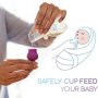 Нова Ръчна помпа за кърма мляко бебе кърмене майка хранилка чаша, снимка 5