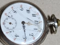 сребърен джобен часовник , снимка 2