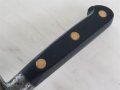 Уникален стар интересен и качествен кован нож с бронзови нитове, снимка 12