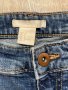 Нови къси дамски дънкови панталони номер 38 h&m hm накъсани еластични, снимка 3