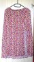 Дамска пола на цветя с цепка на бедрото Л, снимка 1 - Поли - 41665310