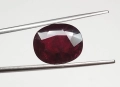 Класен тъмно червен естествен рубин с рядък 5.24кт.! Сертифициран! Нов!, снимка 1
