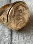Златен пръстен с монета  14к 12.72гр 66размер (21мм) , снимка 2