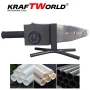 Поялник за полипропиленови тръби Ф20–63 мм KraftWorld 2500W Лепачка за ППР + ножица и ръкавици, снимка 5