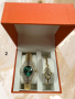 Подаръчен  дамски комплект часовник и гривна с кристали