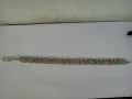 Масивна сребърна гривна с циркони сребро 925, снимка 3