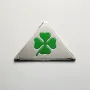Комплект Емблеми Quadrifoglio Verde детелини за калник за Алфа Ромео, снимка 1