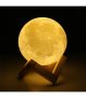 3D НОЩНА ЛАМПА С ФОРМА НА ЛУНА - код 2117, снимка 3