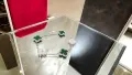 Van Cleef & Arpels VCA 5 Motifs Silver Green Malachite Diamonds Vintage Alhambra Дамска Гривна, снимка 5