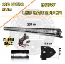 НОВ МОДЕЛ 100 cm 360W 12D ULTRASLIM LED BAR в комплект с окабеляване, снимка 1