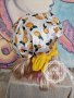 Сатенена Цветна Шапка Боне с Дизайн на Лимони за Дете КОД 2834, снимка 6