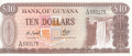10 долара 1992, Гвиана