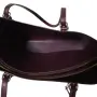 Чанта Coach Mollie Tote croc-embossed leather Dark Wine/Merlot, снимка 3