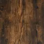 vidaXL Маса за кафе със стъклени врати, опушен дъб, 68x50x42 см, снимка 10