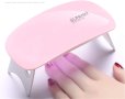  Преносима лампа за гел лак, SUN Mini UV и LED 6W в синьо, снимка 3