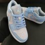 Нови Маратонки Nike Air Jordan 1 Low Icy Blue Размер 39 Обувки , снимка 3