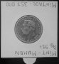 Монета Португалска Индия 1/2 Рупия 1881 г. Крал Луиш I, снимка 2