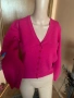 Жилетка Benetton  цвят фуксия ( мерино,, снимка 2