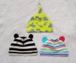 Бебешки памучни шапки H&M 3-6 месеца, снимка 1 - Други - 40073338