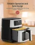 Нов Въздушен фритюрник Symdral 5L здравословно готвене Air Fryer кухня дом, снимка 6
