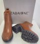 ПРОМОЦИЯ!!! -30% Дамски елегантни боти с нисък ток марка Zabaione модел: BE Millie cognac, снимка 3